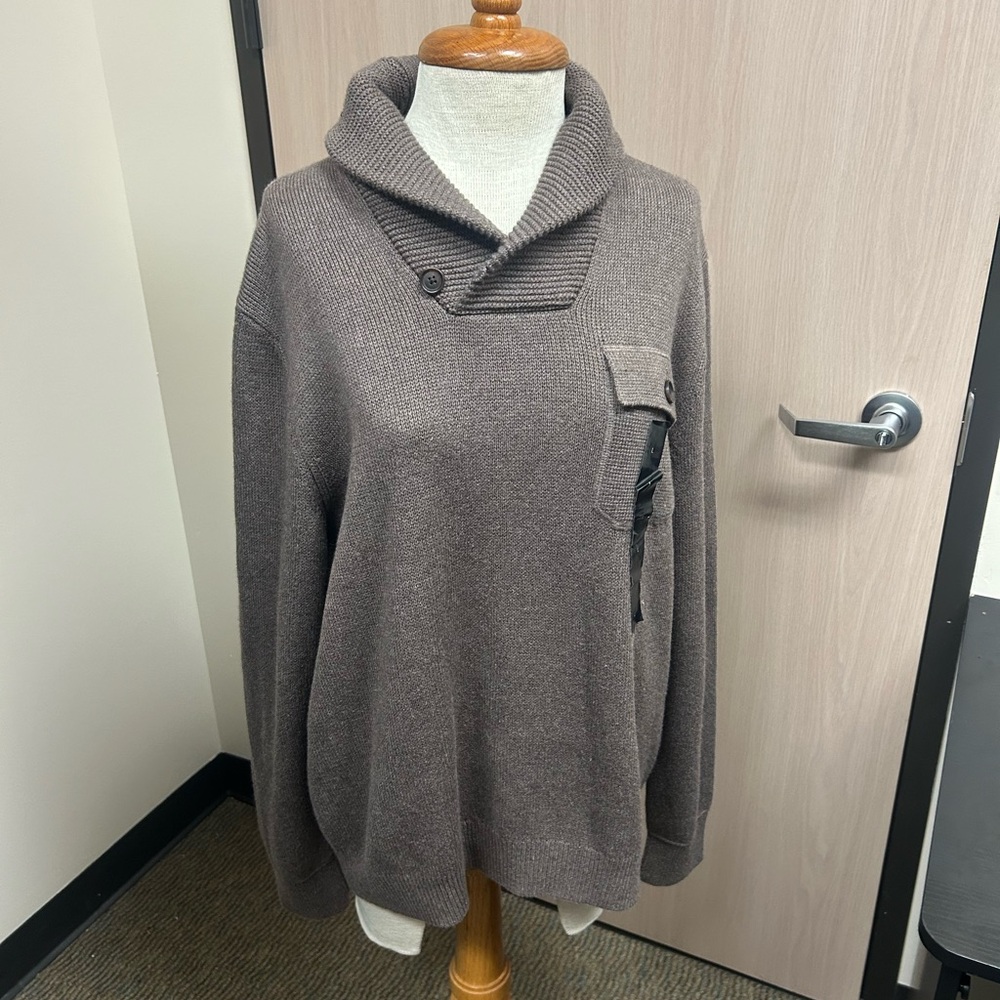 Banana Republic Brown V-Neck Sweater